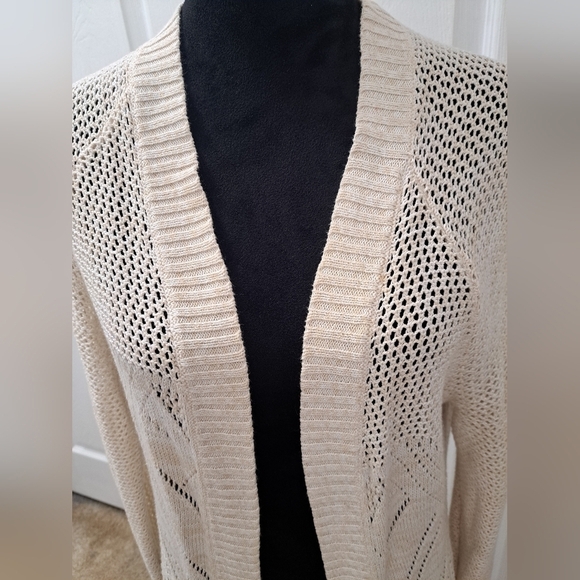 Roxy Open Front Cardigan   Size M - Picture 2 of 11
